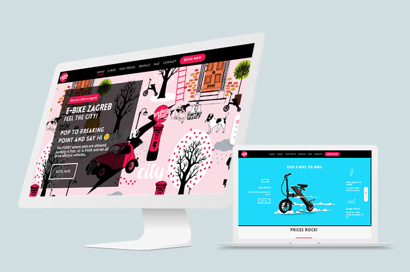 E-Bike Website Design