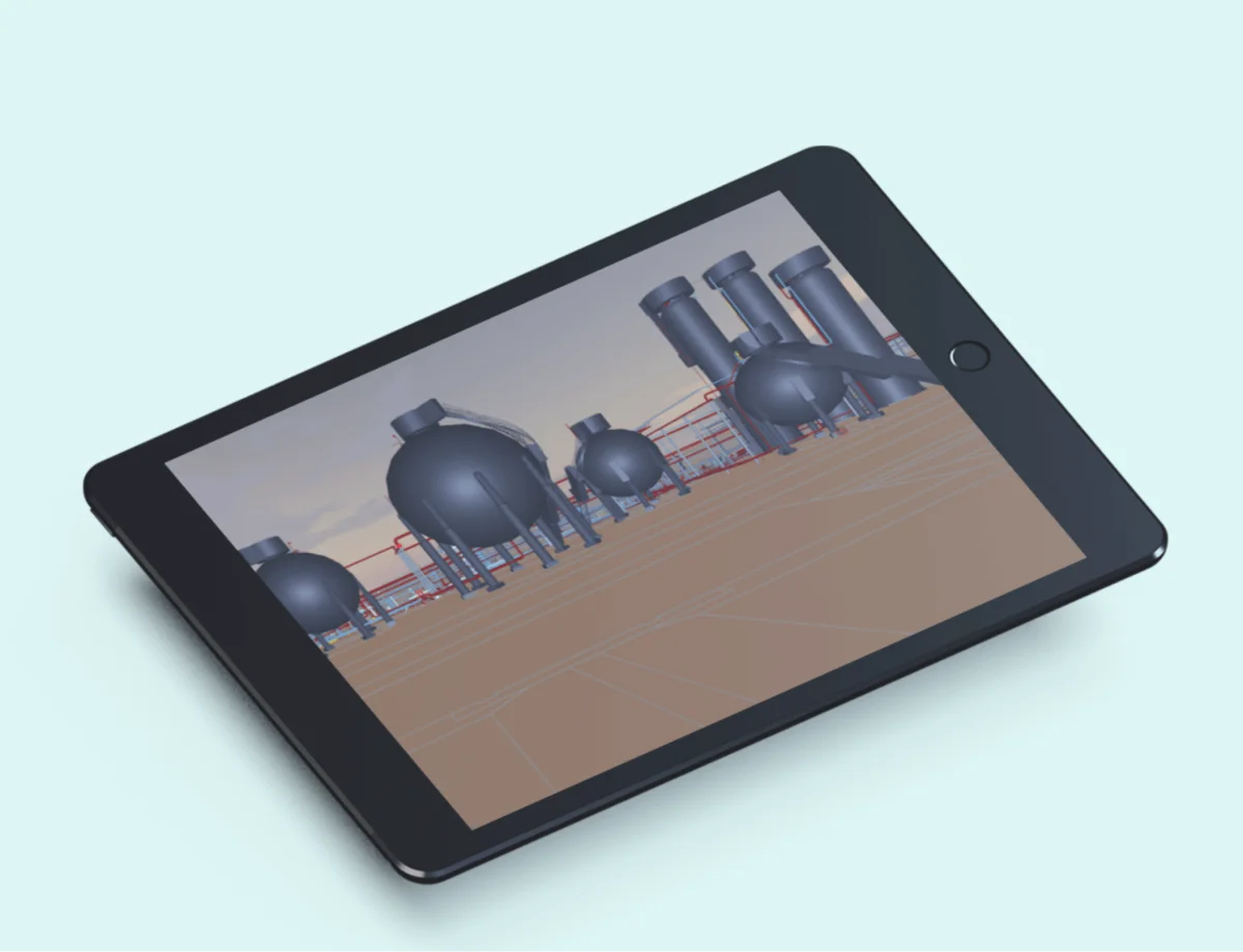 Designing 3D Data visualization for digital twins in Oil & Gas